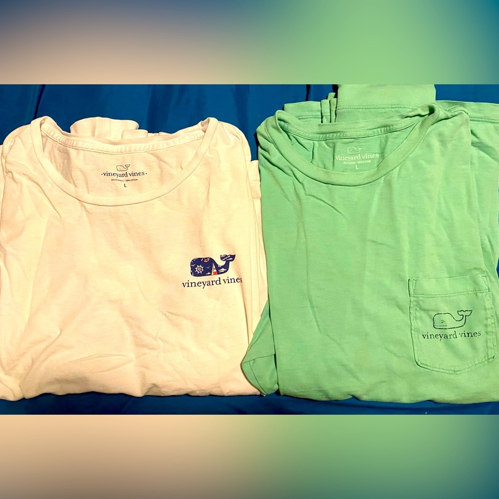 2 Vinyard Vines long sleeve tees